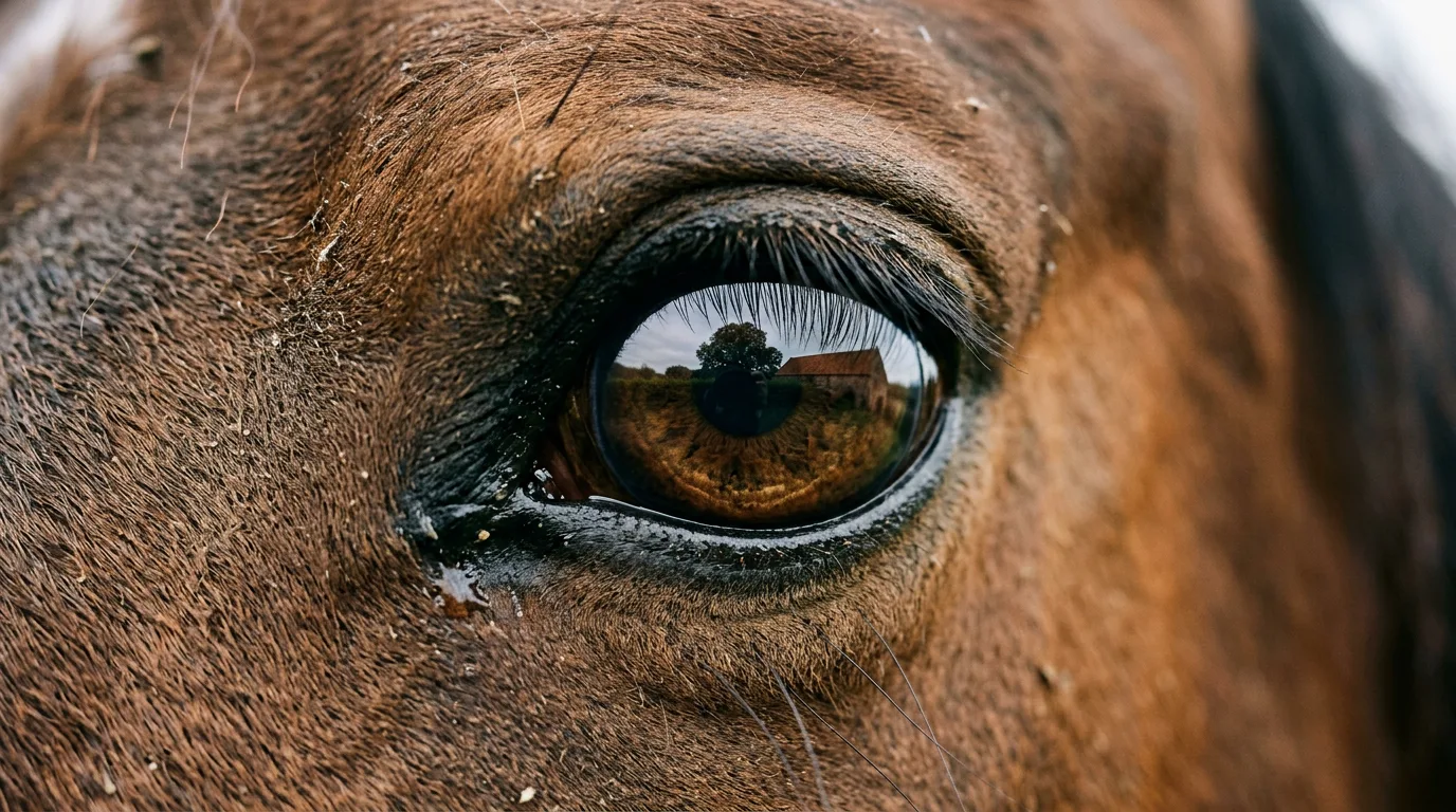 Un regard de cheval, Les Écuries aux Fay, Montanges