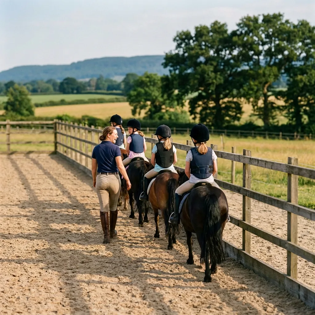 Cours de poney à Montanges, Ain